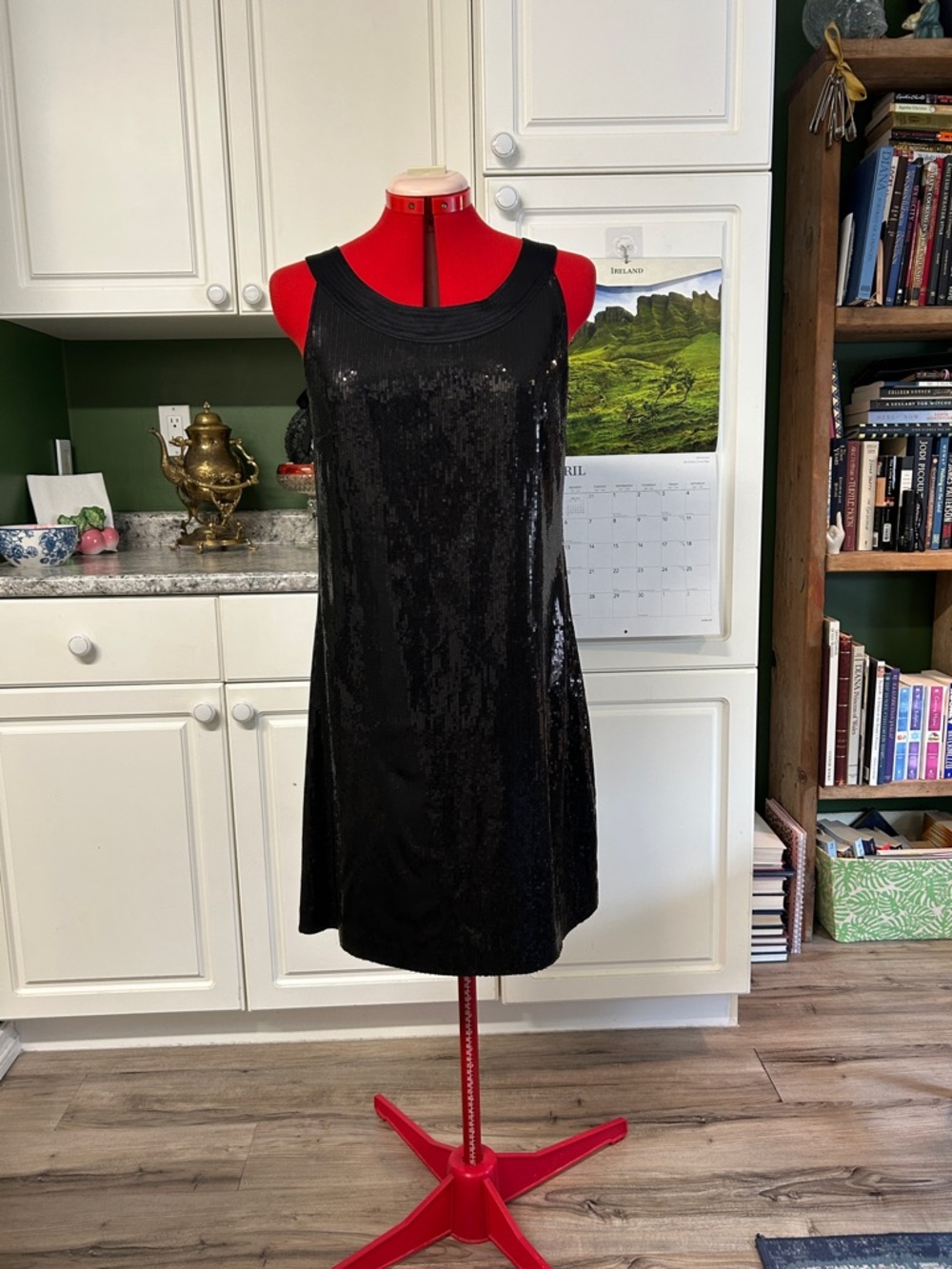 Mexx Black Sequin Mini Dress